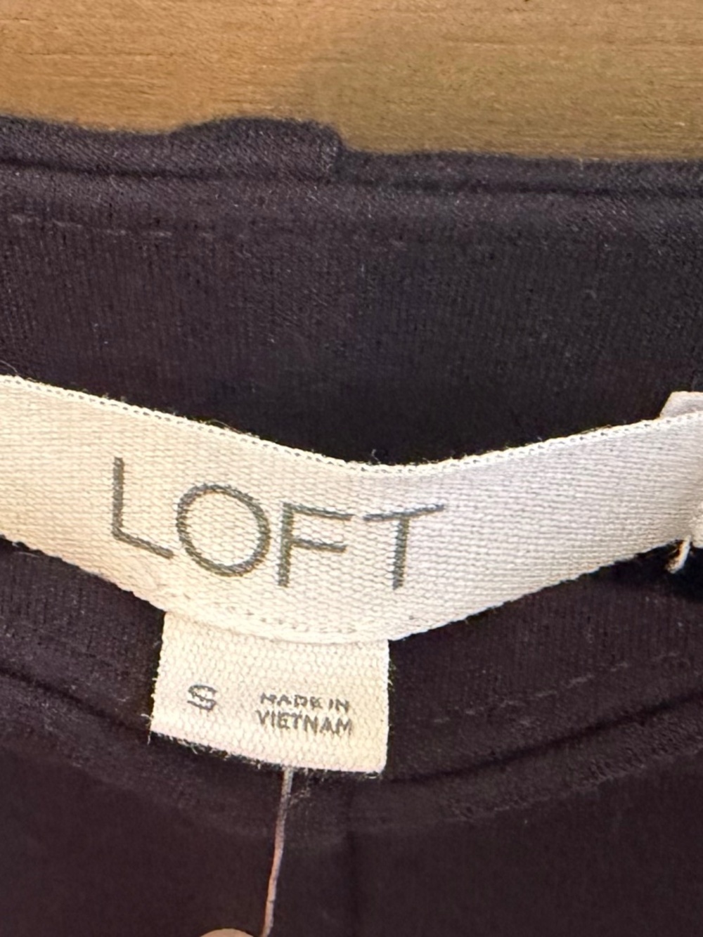LOFT Black Wide Leg Pants - Picture 7 of 8